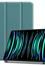 BASEY. BASEY. iPad Pro 12.9 inch (2022) Hoesje - Donkergroen