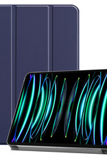 BASEY. BASEY. iPad Pro 12.9 inch (2022) Hoesje - Donkerblauw