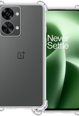 BASEY. Hoes Geschikt voor OnePlus Nord 2T Hoesje Shock Proof Case Hoes Siliconen - Hoesje Geschikt voor OnePlus Nord 2T Hoes Cover Shockproof - Transparant
