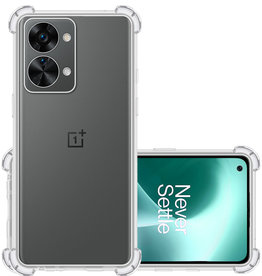 NoXx NoXx OnePlus Nord 2T Hoesje Shockproof - Transparant - 2 PACK