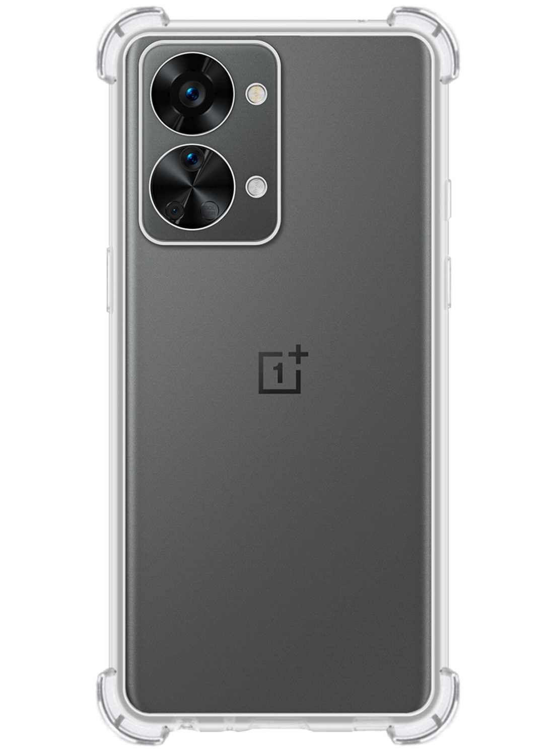 Nomfy Hoesje Geschikt voor OnePlus Nord 2T Hoesje Shock Proof Cover Case Shockproof - Hoes Geschikt voor OnePlus Nord 2T Hoes Siliconen Back Case - Transparant