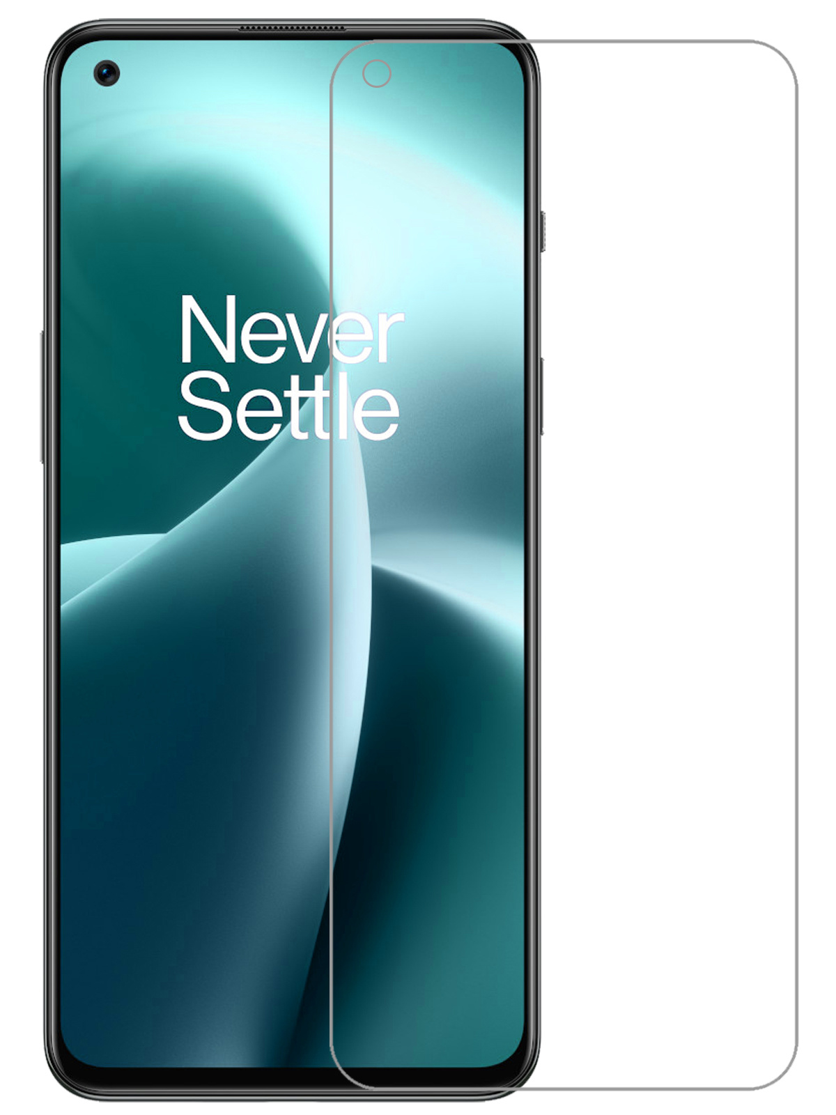NoXx Screenprotector Geschikt voor OnePlus Nord 2T Screenprotector Tempered Glass Gehard Glas Beschermglas