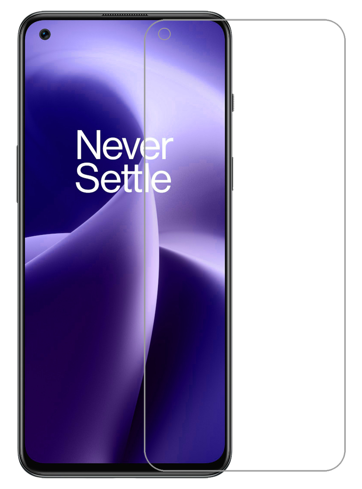 Nomfy Screenprotector Geschikt voor OnePlus Nord 2T Screenprotector Bescherm Glas Tempered Glass - Screenprotector Geschikt voor OnePlus Nord 2T Screen Protector