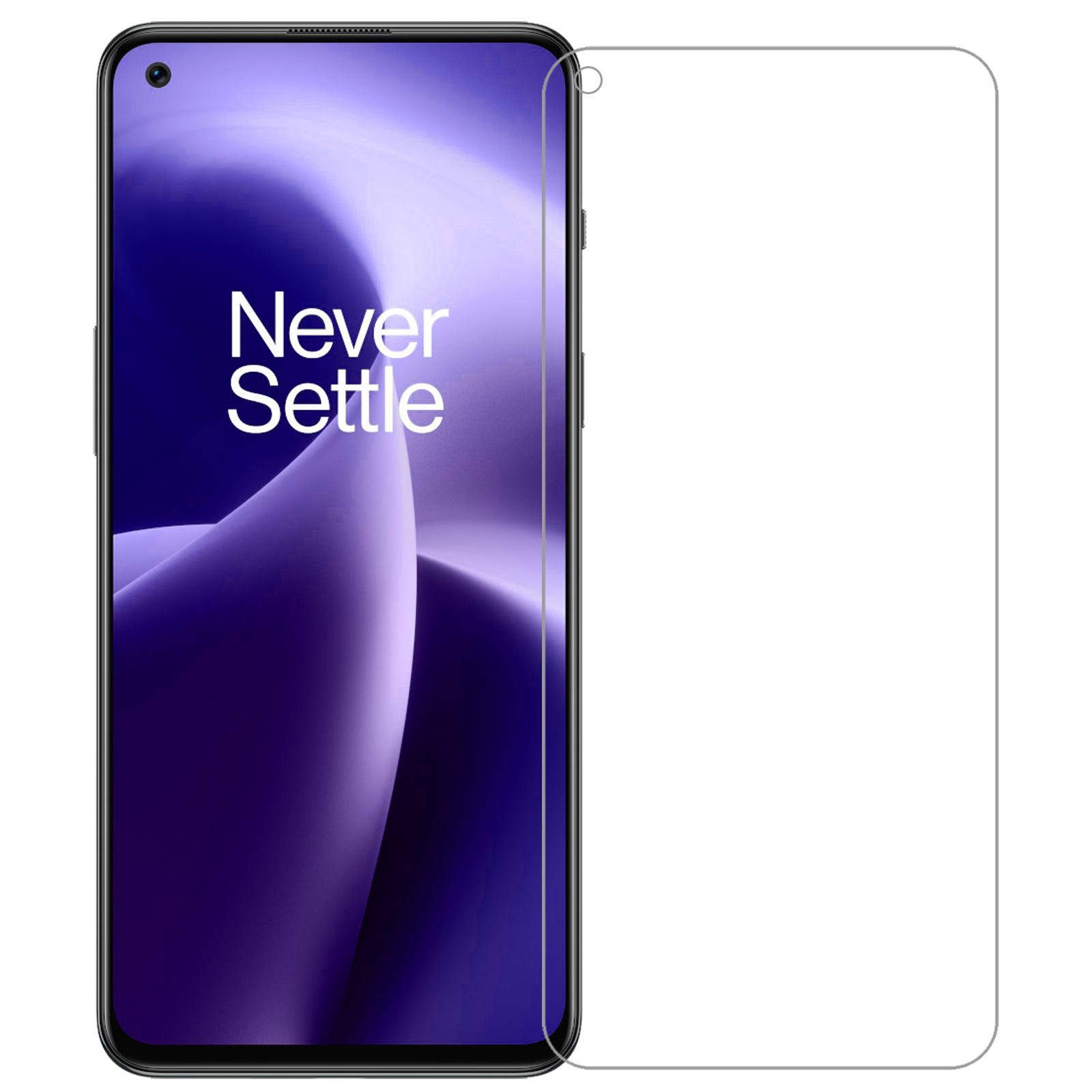 Nomfy Screenprotector Geschikt voor OnePlus Nord 2T Screenprotector Bescherm Glas Tempered Glass - Screenprotector Geschikt voor OnePlus Nord 2T Screen Protector