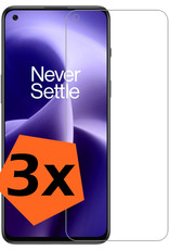 Nomfy Screenprotector Geschikt voor OnePlus Nord 2T Screenprotector Bescherm Glas Tempered Glass - Screenprotector Geschikt voor OnePlus Nord 2T Screen Protector - 3 PACK