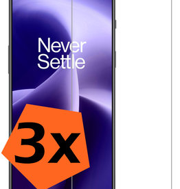 Nomfy Nomfy OnePlus Nord 2T Screenprotector Glas - 3 PACK