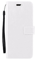 Nomfy Hoesje Geschikt voor OnePlus Nord 2T Hoes Bookcase Flipcase Book Cover - Hoes Geschikt voor OnePlus Nord 2T Hoesje Book Case - Wit