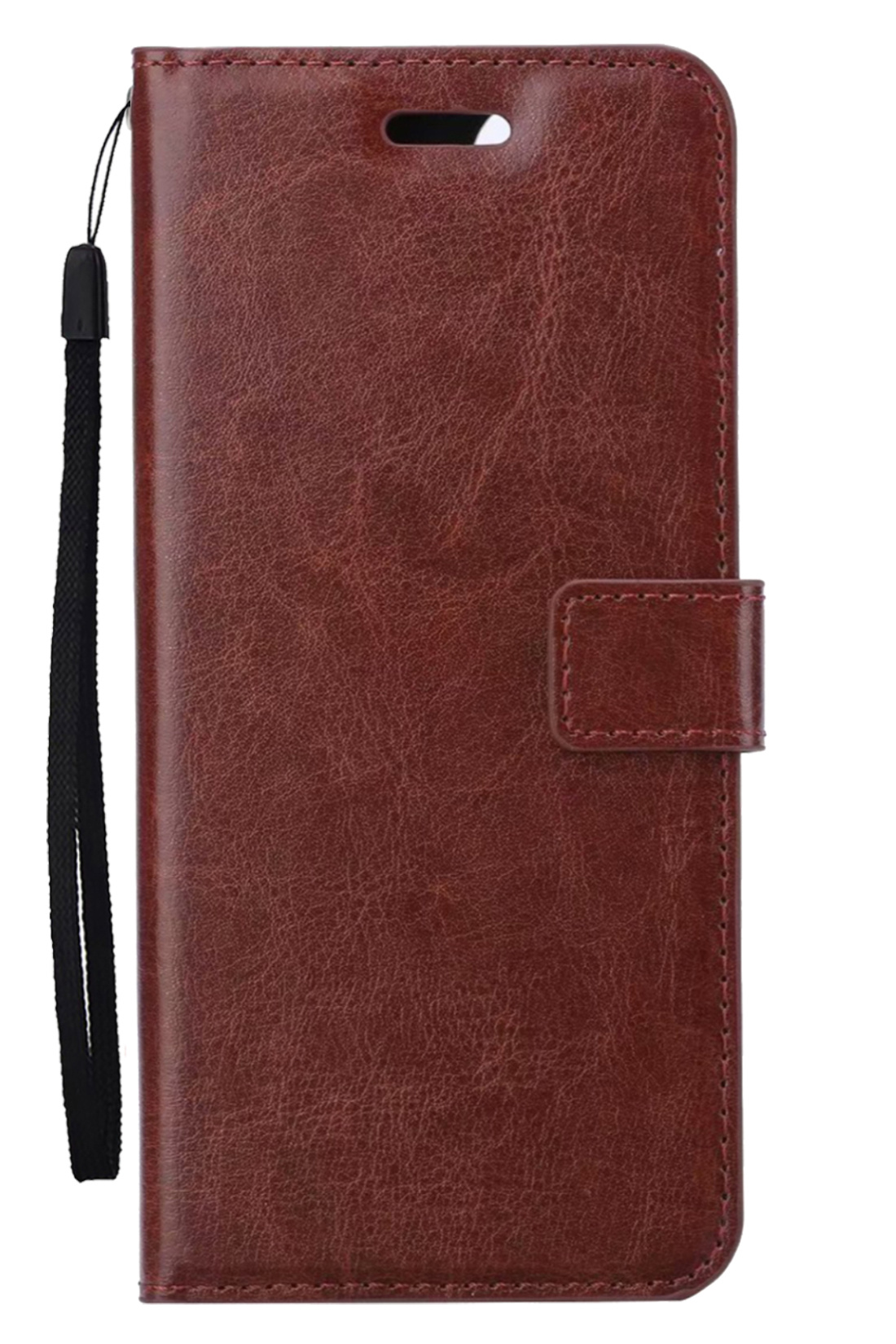 Nomfy Hoesje Geschikt voor OnePlus Nord 2T Hoes Bookcase Flipcase Book Cover - Hoes Geschikt voor OnePlus Nord 2T Hoesje Book Case - Bruin
