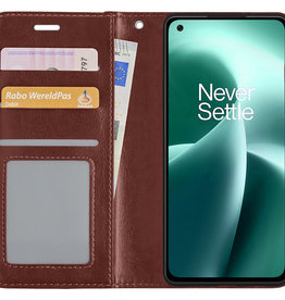 NoXx NoXx OnePlus Nord 2T Hoesje Bookcase - Bruin