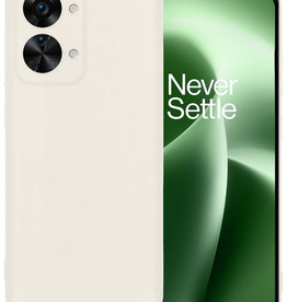 BASEY. BASEY. OnePlus Nord 2T Hoesje Siliconen - Wit