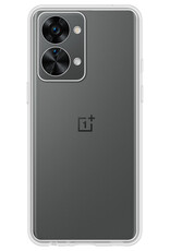 BASEY. Hoes Geschikt voor OnePlus Nord 2T Hoesje Siliconen Back Cover Case - Hoesje Geschikt voor OnePlus Nord 2T Hoes Cover Hoesje - Transparant - 2 Stuks