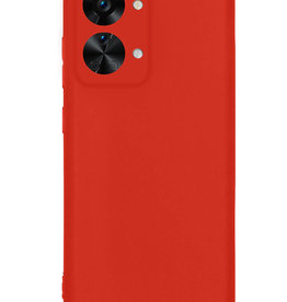 Nomfy Nomfy OnePlus Nord 2T Hoesje Siliconen - Rood