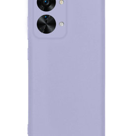 Nomfy Nomfy OnePlus Nord 2T Hoesje Siliconen - Lila