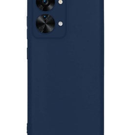 Nomfy Nomfy OnePlus Nord 2T Hoesje Siliconen - Donkerblauw