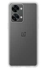 NoXx Hoes Geschikt voor OnePlus Nord 2T Hoesje Cover Siliconen Back Case Hoes - Transparant