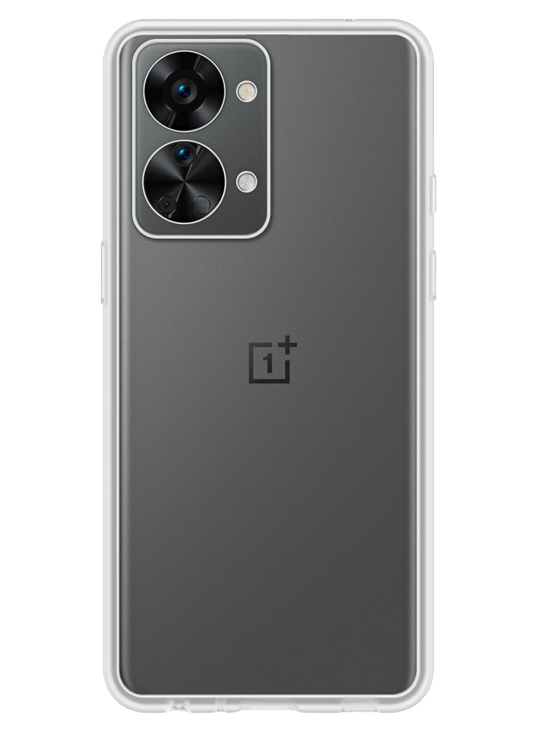 NoXx Hoes Geschikt voor OnePlus Nord 2T Hoesje Cover Siliconen Back Case Hoes - Transparant
