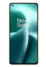 NoXx Hoes Geschikt voor OnePlus Nord 2T Hoesje Cover Siliconen Back Case Hoes - Wit - 2x