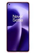 Nomfy Hoesje Geschikt voor OnePlus Nord 2T Hoesje Siliconen Cover Case - Hoes Geschikt voor OnePlus Nord 2T Hoes Back Case - 2-PACK - Lichtroze