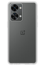 BASEY. Hoes Geschikt voor OnePlus Nord 2T Hoesje Siliconen Back Cover Case Met Screenprotector - Hoesje Geschikt voor OnePlus Nord 2T Hoes Cover Hoesje - Transparant