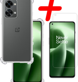BASEY. BASEY. OnePlus Nord 2T Hoesje Shockproof Met Screenprotector