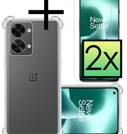 NoXx NoXx OnePlus Nord 2T Hoesje Shockproof Met 2x Screenprotector