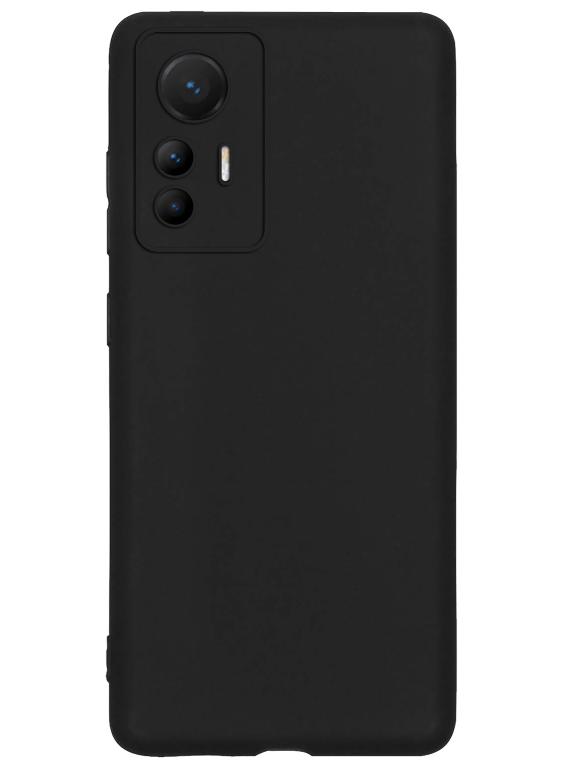 Nomfy Hoesje Geschikt voor Xiaomi 12 Lite Hoesje Siliconen Cover Case - Hoes Geschikt voor Xiaomi 12 Lite Hoes Back Case - Zwart