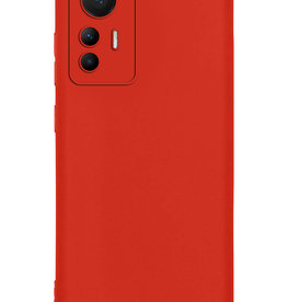 Nomfy Nomfy Xiaomi 12 Lite Hoesje Siliconen - Rood