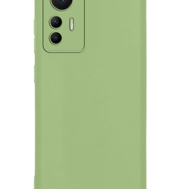 Nomfy Nomfy Xiaomi 12 Lite Hoesje Siliconen - Groen