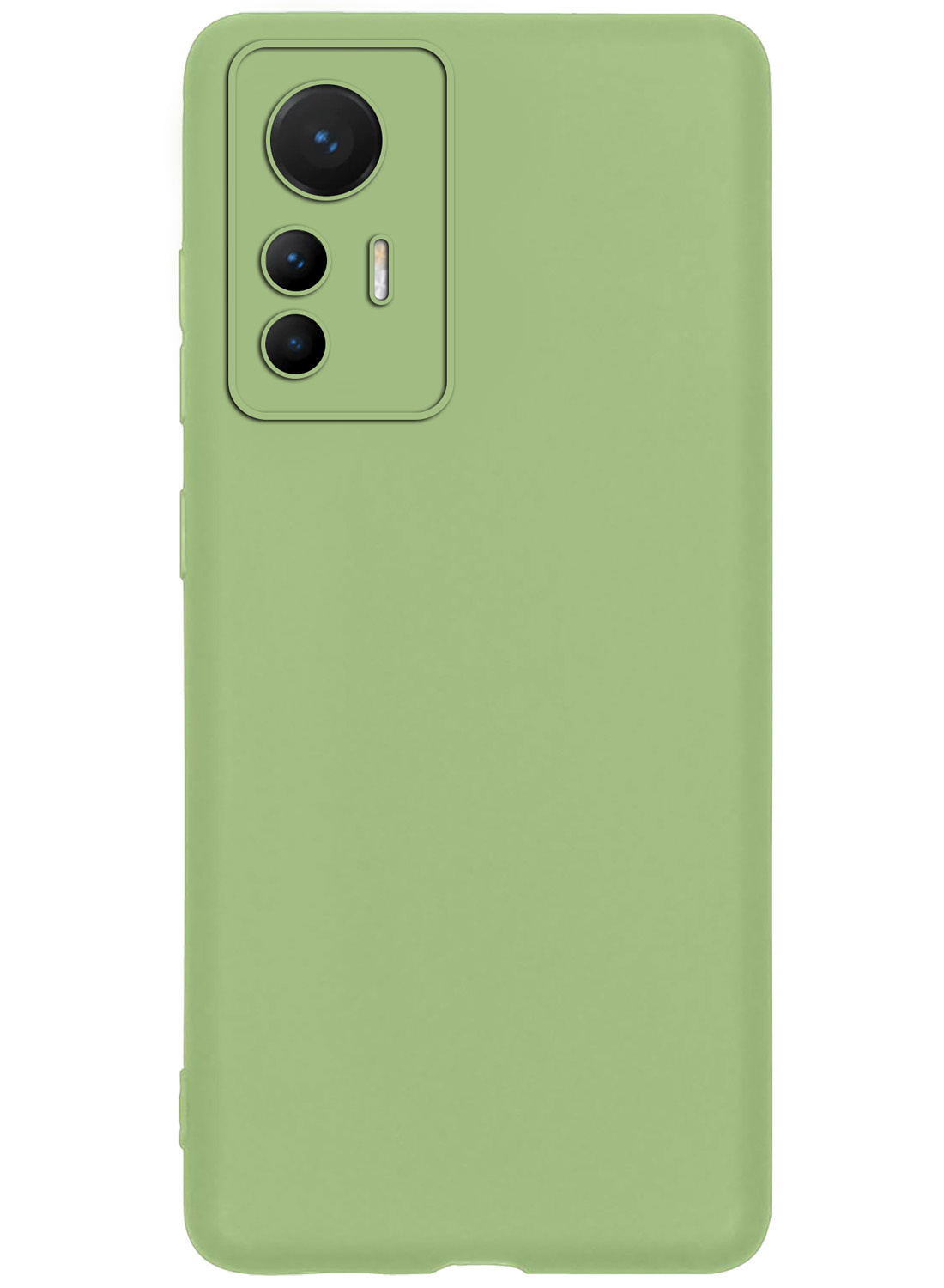 Nomfy Hoesje Geschikt voor Xiaomi 12 Lite Hoesje Siliconen Cover Case - Hoes Geschikt voor Xiaomi 12 Lite Hoes Back Case - Groen