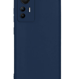 Nomfy Nomfy Xiaomi 12 Lite Hoesje Siliconen - Donkerblauw