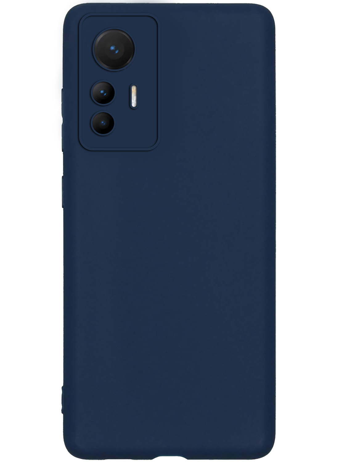 Nomfy Hoesje Geschikt voor Xiaomi 12 Lite Hoesje Siliconen Cover Case - Hoes Geschikt voor Xiaomi 12 Lite Hoes Back Case - Donkerblauw