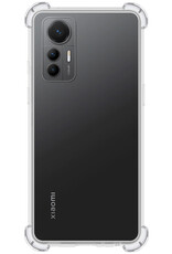 Nomfy Hoesje Geschikt voor Xiaomi 12 Lite Hoesje Shock Proof Cover Case Shockproof - Hoes Geschikt voor Xiaomi 12 Lite Hoes Siliconen Back Case - Transparant