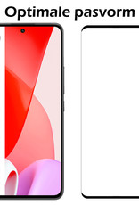 Nomfy Xiaomi 12 Lite Screenprotector Glas Tempered Glass 3D - Xiaomi 12 Lite Screen Protector 3D Full Cover - 3 PACK