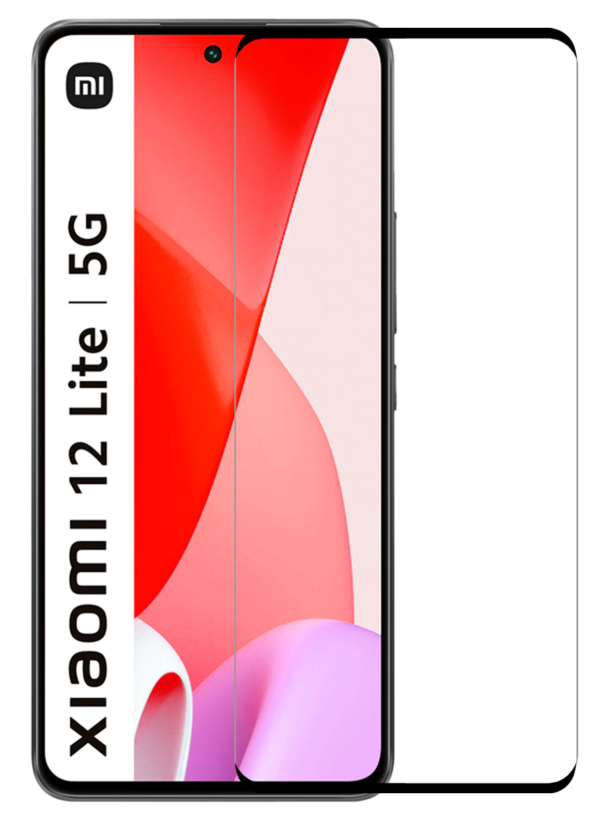 Nomfy Xiaomi 12 Lite Screenprotector Glas Tempered Glass 3D - Xiaomi 12 Lite Screen Protector 3D Full Cover