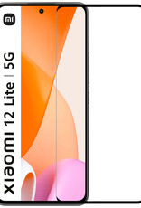 BASEY. Screenprotector Geschikt voor Xiaomi 12 Lite Screenprotector Beschermglas Full Cover - Screenprotector Geschikt voor Xiaomi 12 Lite Screen Protector Full Cover
