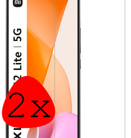 BASEY. BASEY. Xiaomi 12 Lite Screenprotector Glas Full Cover - 2 PACK