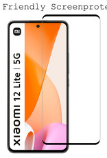 BASEY. Screenprotector Geschikt voor Xiaomi 12 Lite Screenprotector Beschermglas Full Cover - Screenprotector Geschikt voor Xiaomi 12 Lite Screen Protector Full Cover - 2 Stuks