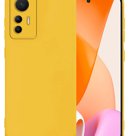 BASEY. BASEY. Xiaomi 12 Lite Hoesje Siliconen - Geel
