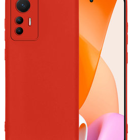 BASEY. BASEY. Xiaomi 12 Lite Hoesje Siliconen - Rood