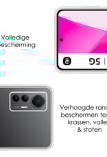 NoXx Hoes Geschikt voor Xiaomi 12 Lite Hoesje Cover Siliconen Back Case Hoes - Transparant