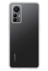 NoXx Hoes Geschikt voor Xiaomi 12 Lite Hoesje Cover Siliconen Back Case Hoes - Transparant