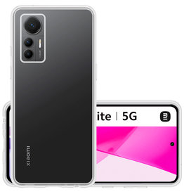 NoXx NoXx Xiaomi 12 Lite Hoesje Siliconen - Transparant
