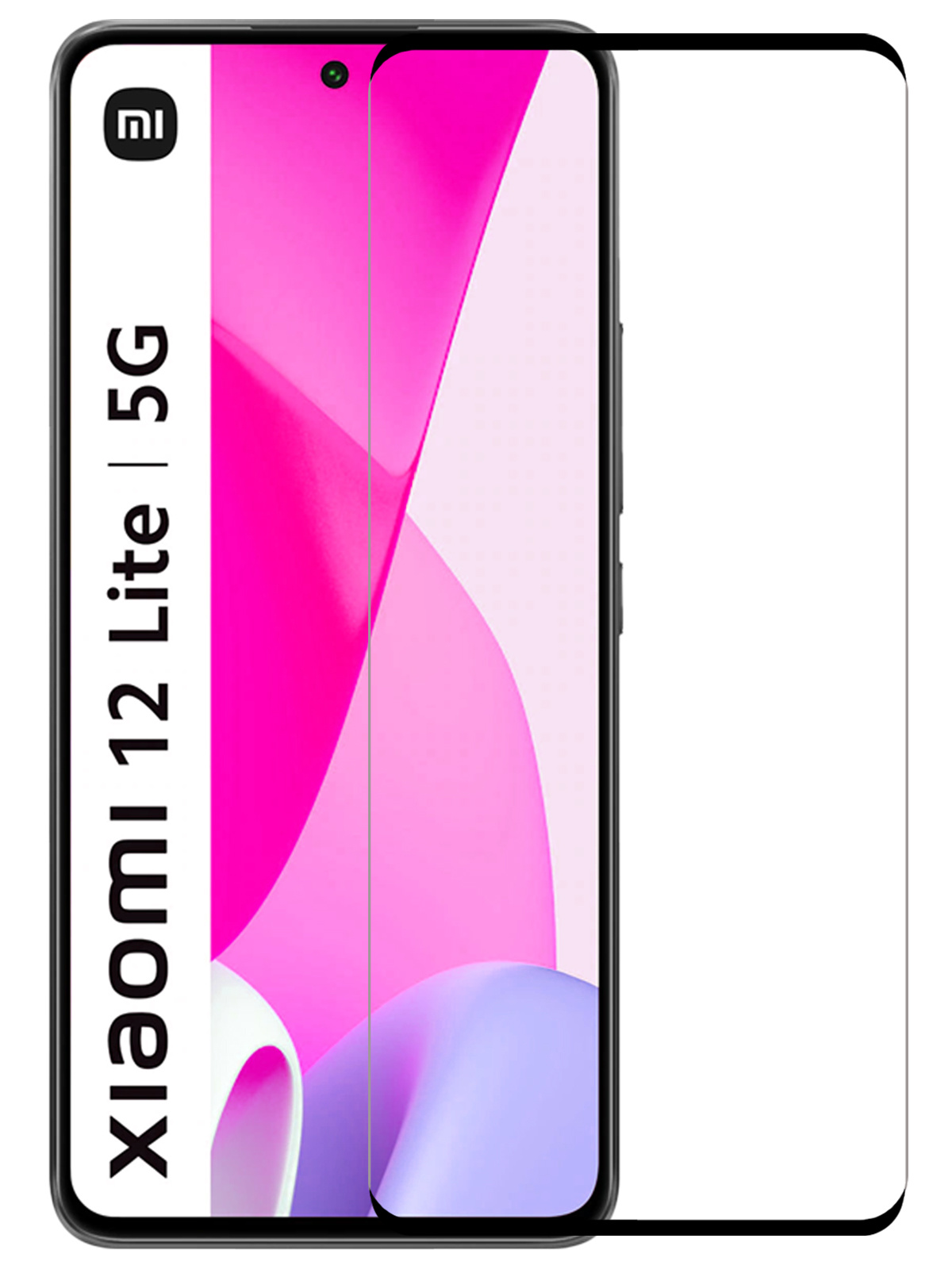 NoXx Screenprotector Geschikt voor Xiaomi 12 Lite Screenprotector Tempered Glass Gehard Glas Full Cover