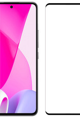 NoXx Xiaomi 12 Lite Screenprotector Glas Tempered Glass 3D - Xiaomi 12 Lite Screen Protector 3D Full Cover - 2 PACK