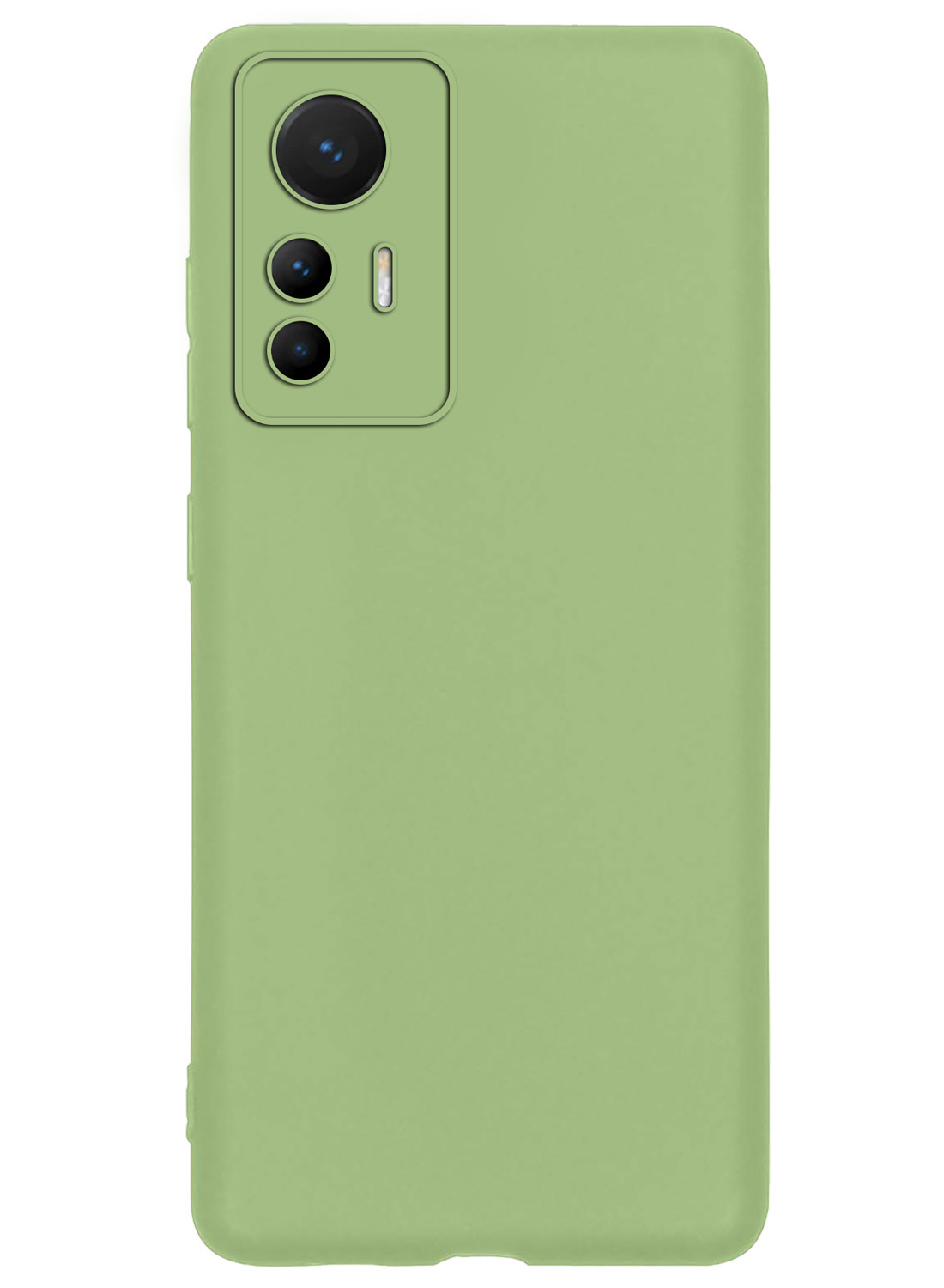 NoXx Hoes Geschikt voor Xiaomi 12 Lite Hoesje Cover Siliconen Back Case Hoes Met 2x Screenprotector - Groen