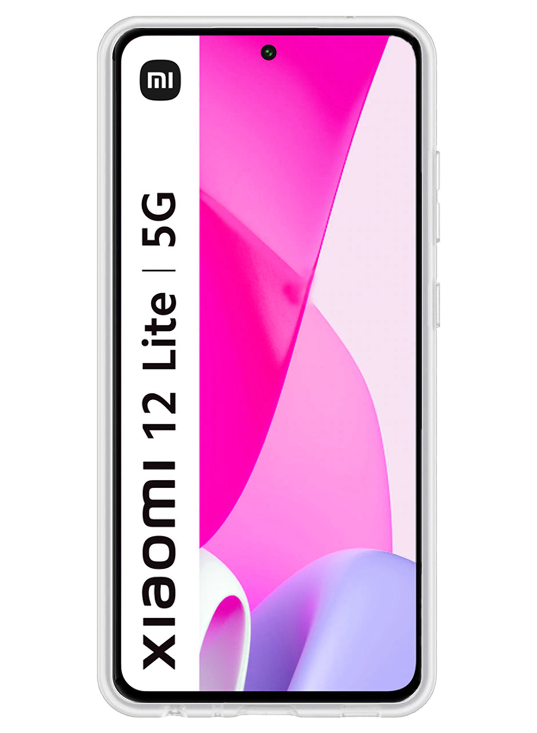 NoXx Hoes Geschikt voor Xiaomi 12 Lite Hoesje Cover Siliconen Back Case Hoes Met 2x Screenprotector - Transparant