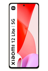 Nomfy Hoesje Geschikt voor Xiaomi 12 Lite Hoesje Siliconen Cover Case Met 2x Screenprotector - Hoes Geschikt voor Xiaomi 12 Lite Hoes Back Case - Wit