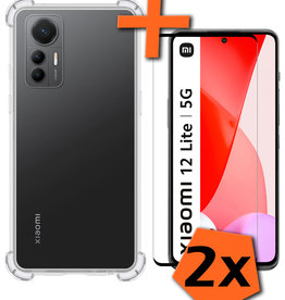 Nomfy Nomfy Xiaomi 12 Lite Hoesje Shockproof Met 2x Screenprotector