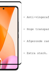 BASEY. Hoes Geschikt voor Xiaomi 12 Lite Hoesje Shock Proof Case Hoes Siliconen Met 2x Screenprotector - Hoesje Geschikt voor Xiaomi 12 Lite Hoes Cover Shockproof - Transparant