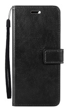 Nomfy Hoesje Geschikt voor Xiaomi 12 Hoes Bookcase Flipcase Book Cover Met 2x Screenprotector - Hoes Geschikt voor Xiaomi 12 Hoesje Book Case - Zwart